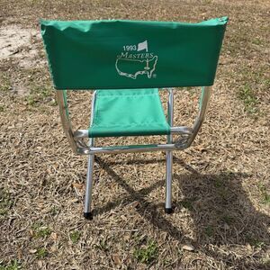 Vintage Masters Golf Tournament Folding Aluminum Gallery Chair 1993